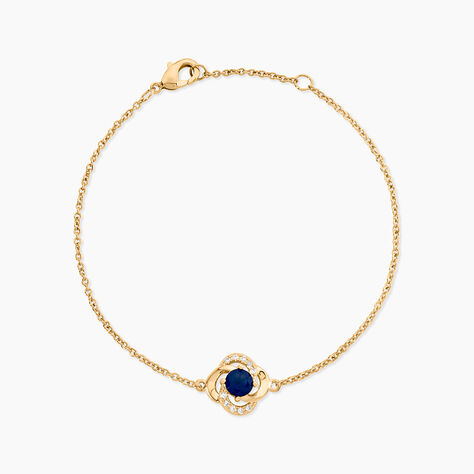 Bracelet Jaana Plaqu&eacute; Or Jaune Verre Oxyde De Zirconium - Bracelets fantaisie Femme | Marc Orian