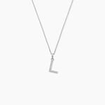 Pendentif Klementine Or Blanc Oxyde De Zirconium - Pendentifs Femme | Marc Orian