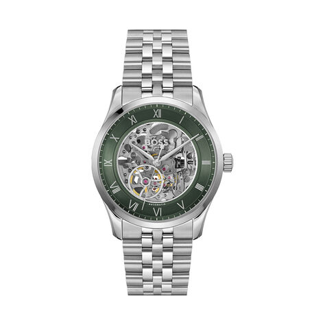 Montre Boss Principle Skeleton Vert - Montres automatiques Homme | Marc Orian