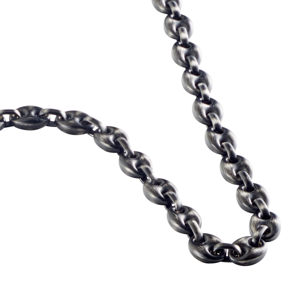 Collier Phebus Him Acier Blanc - Bracelets mailles Homme | Marc Orian
