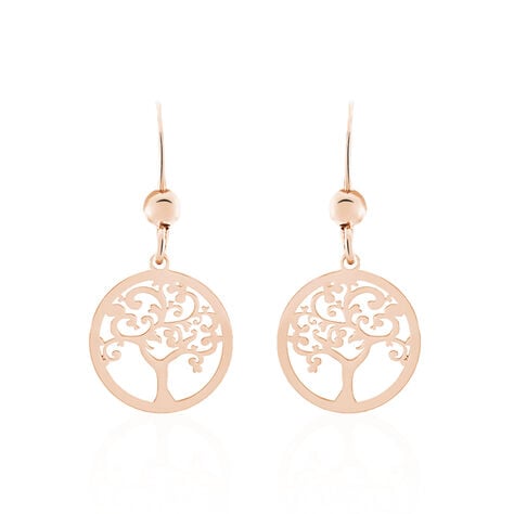 Boucles D'oreilles Pendantes Marijan Argent Rose - Pendantes Femme | Marc Orian