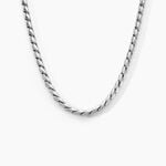 Collier Thies Acier Blanc - Colliers fantaisie Homme | Marc Orian
