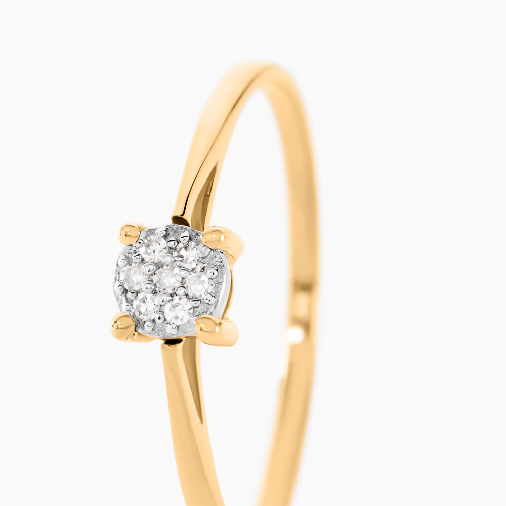 Bague Sandrine Or Jaune Diamant - Parures de mariage Femme | Marc Orian