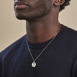 Pendentif Efiso Argent Blanc - Bijoux fantaisie Famille | Marc Orian