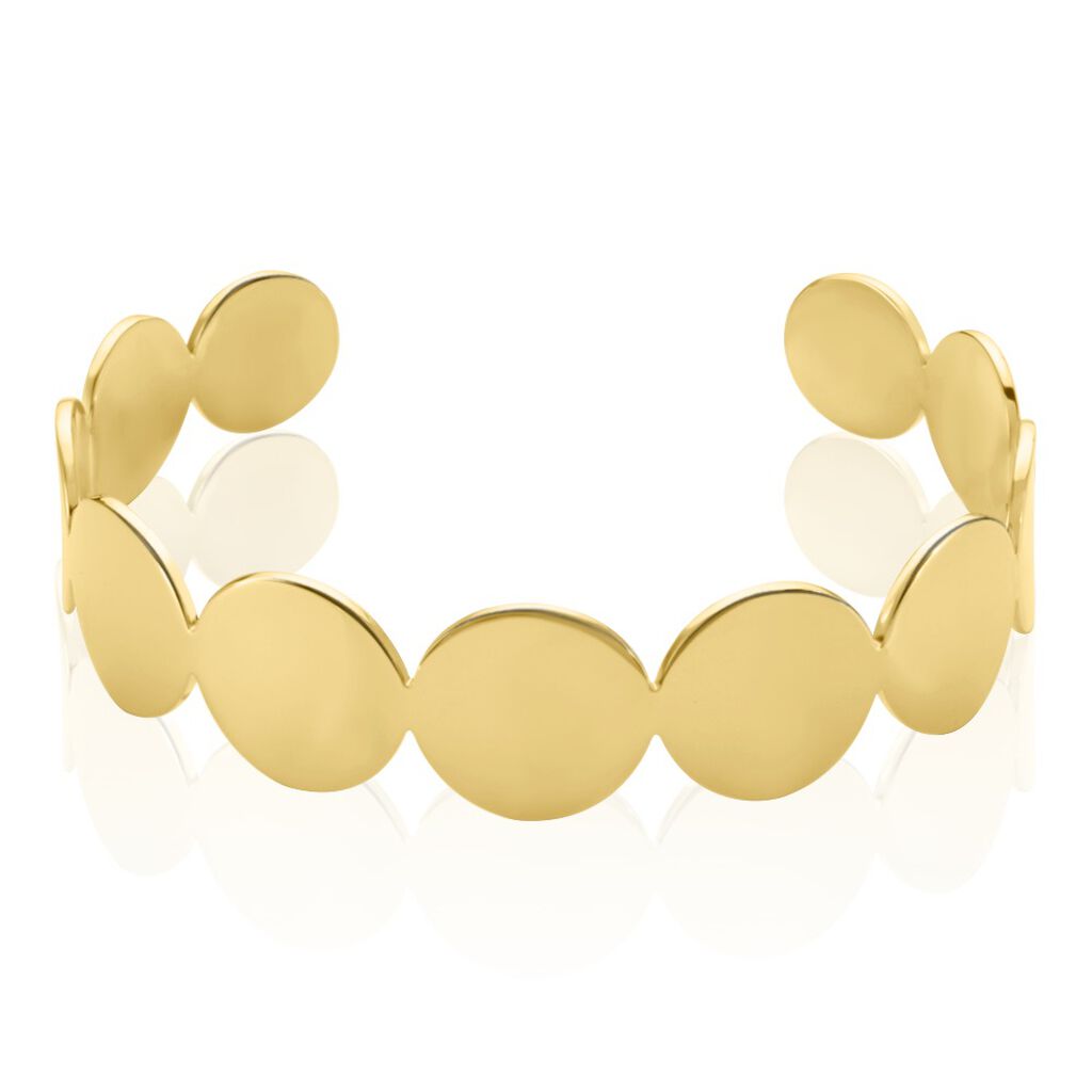 Bracelet Jonc Acier Doré Naomi - Bracelets joncs Femme | Marc Orian