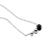 Collier Cleya Argent Blanc C&eacute;ramique - Colliers avec pierres Femme | Marc Orian