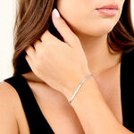 Bracelet Prestance Acier Blanc - Bracelets mailles Femme | Marc Orian