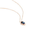 Collier Janna Or Rose Topaze Et Oxyde De Zirconium - Colliers avec pierres Femme | Marc Orian