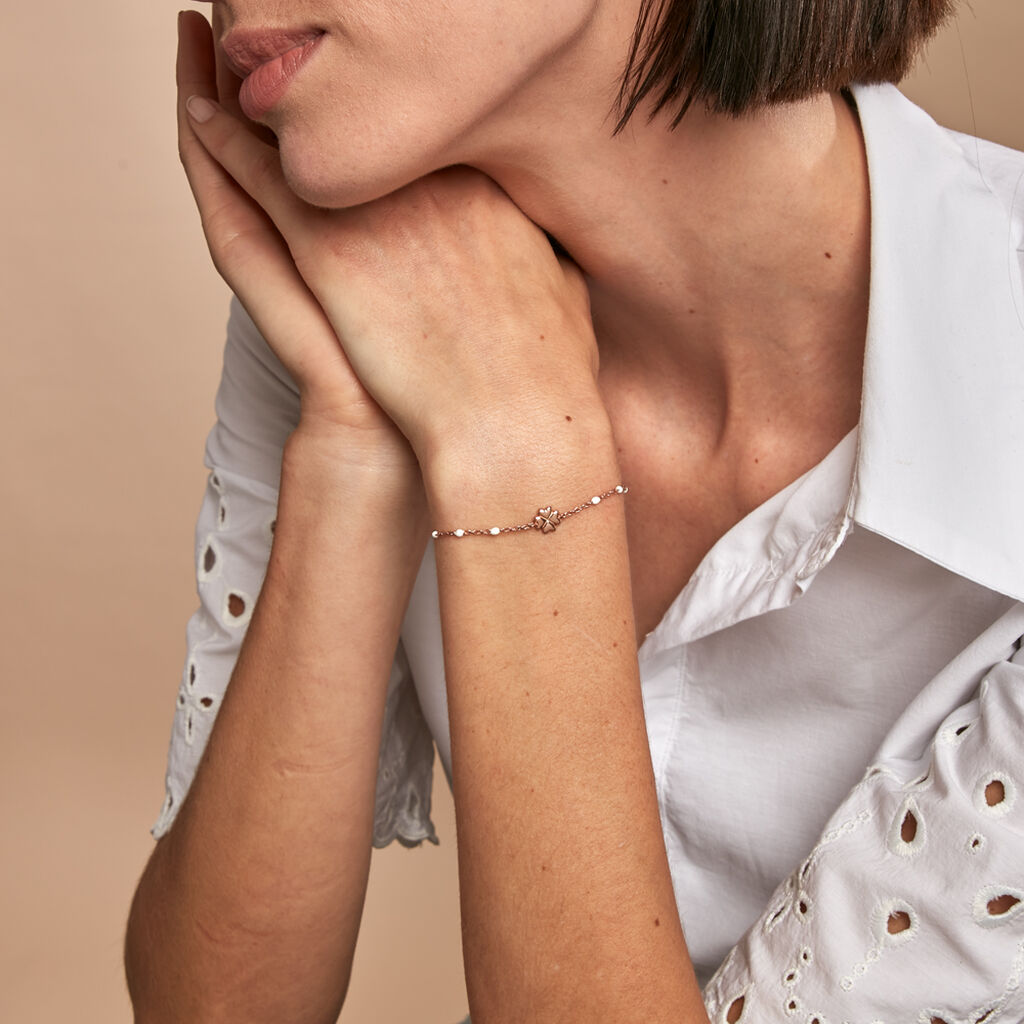 Bracelet Molly Argent Rose - Bracelets chaînes Femme | Marc Orian
