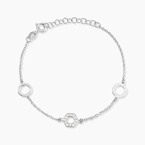 Bracelet Jalila Argent Blanc Oxyde De Zirconium - Nouveautés Femme | Marc Orian