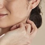 Boucles D'oreilles Puces Or Jaune Victoria Diamants - Puces Femme | Marc Orian