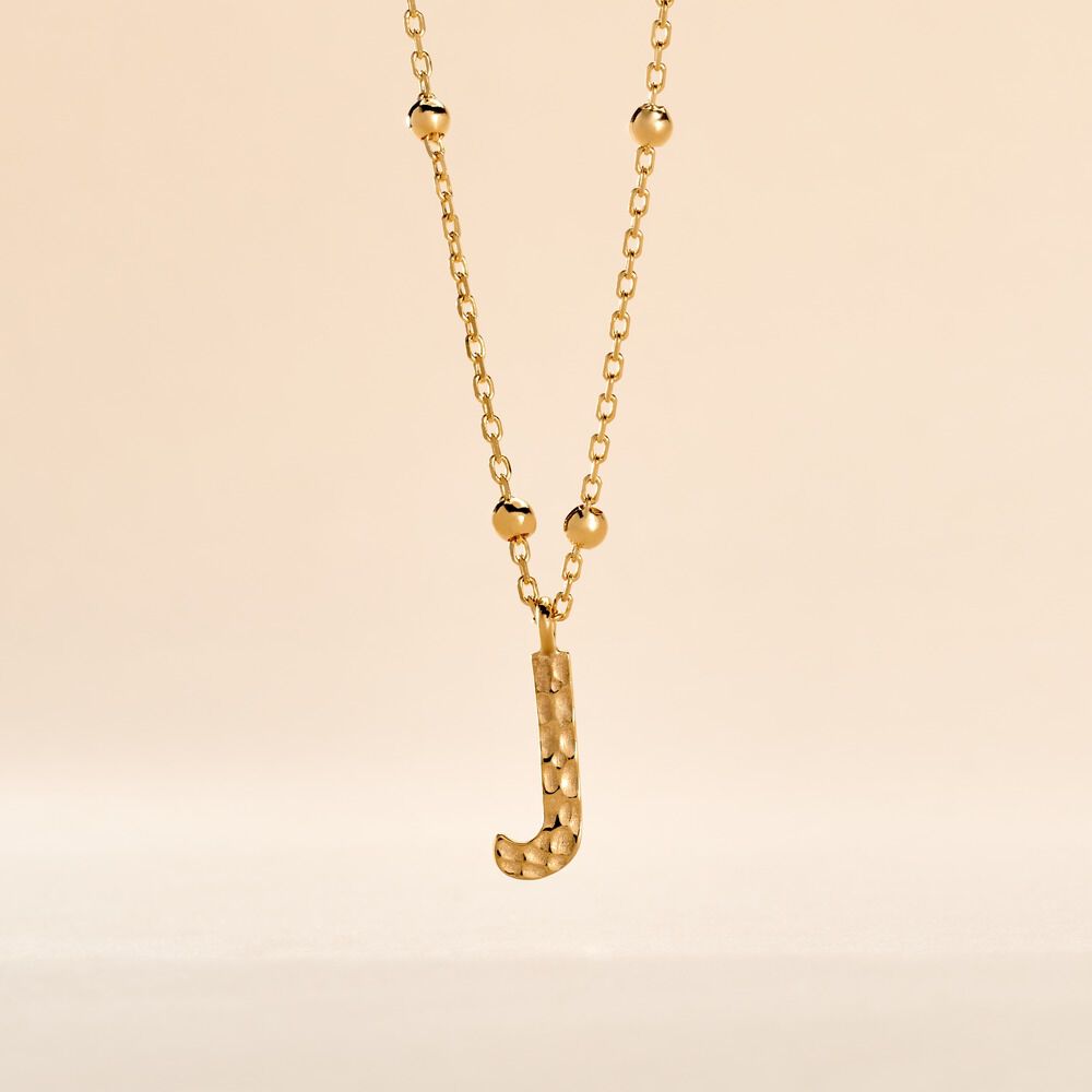 Collier Plaqu&eacute; Or Jaune Lettra - Colliers ete Femme | Marc Orian