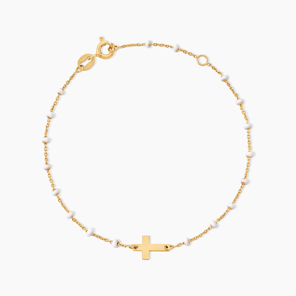 Bracelet Krystle Argent Dor&eacute; A L'Or 750/1000 - Bracelets cha&icirc;nes Femme | Marc Orian