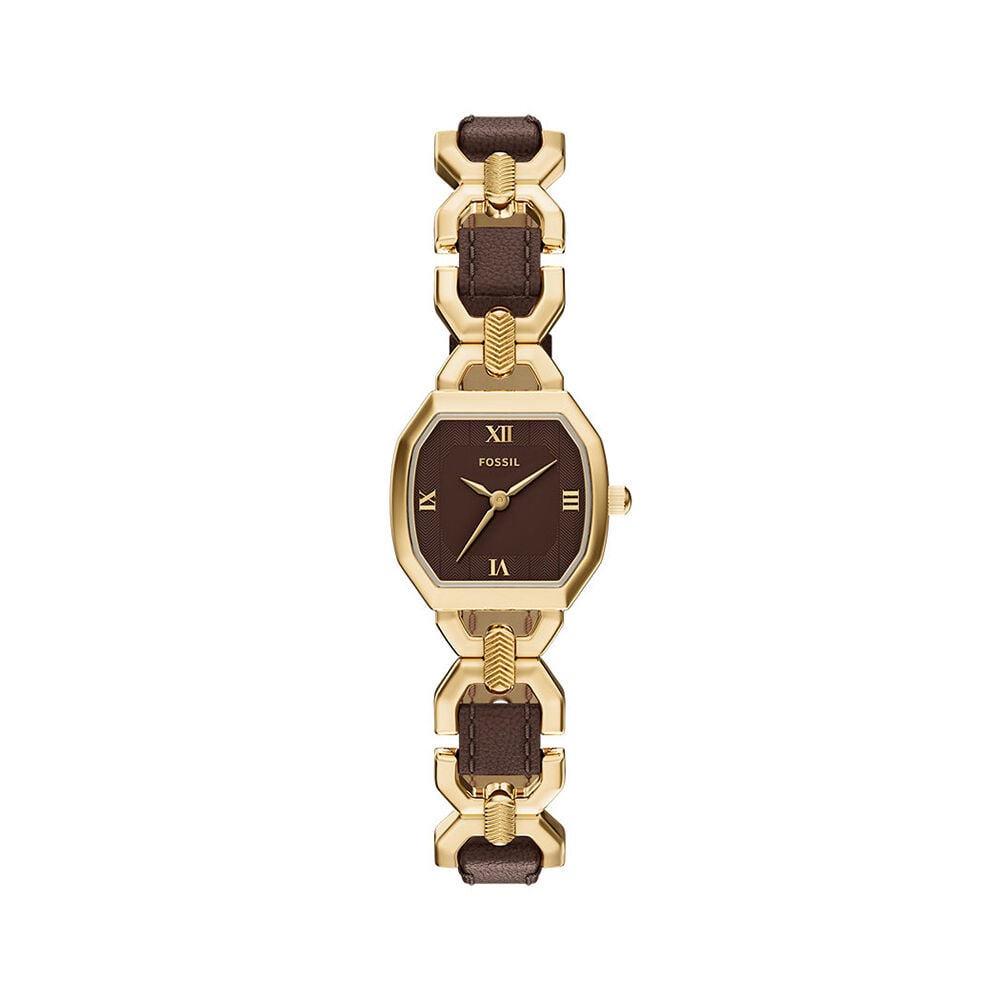 Montre Fossil Harlow Jewel Marron - Montres &eacute;tanches Femme | Marc Orian