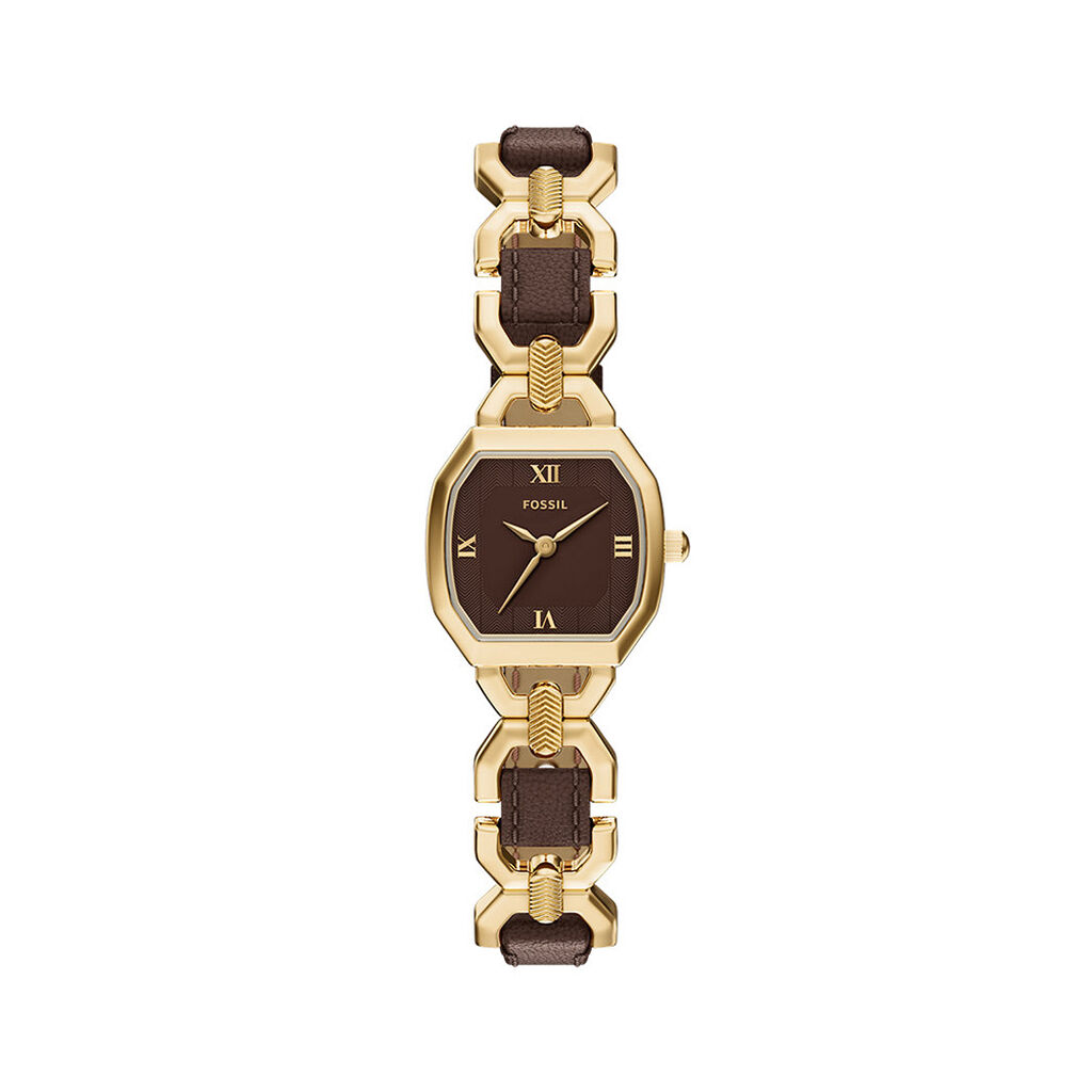 Montre Fossil Harlow Jewel Marron - Montres &eacute;tanches Femme | Marc Orian