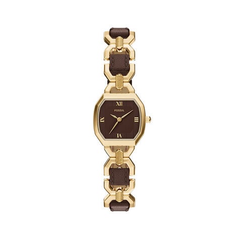 Montre Fossil Harlow Jewel Marron - Montres &eacute;tanches Femme | Marc Orian