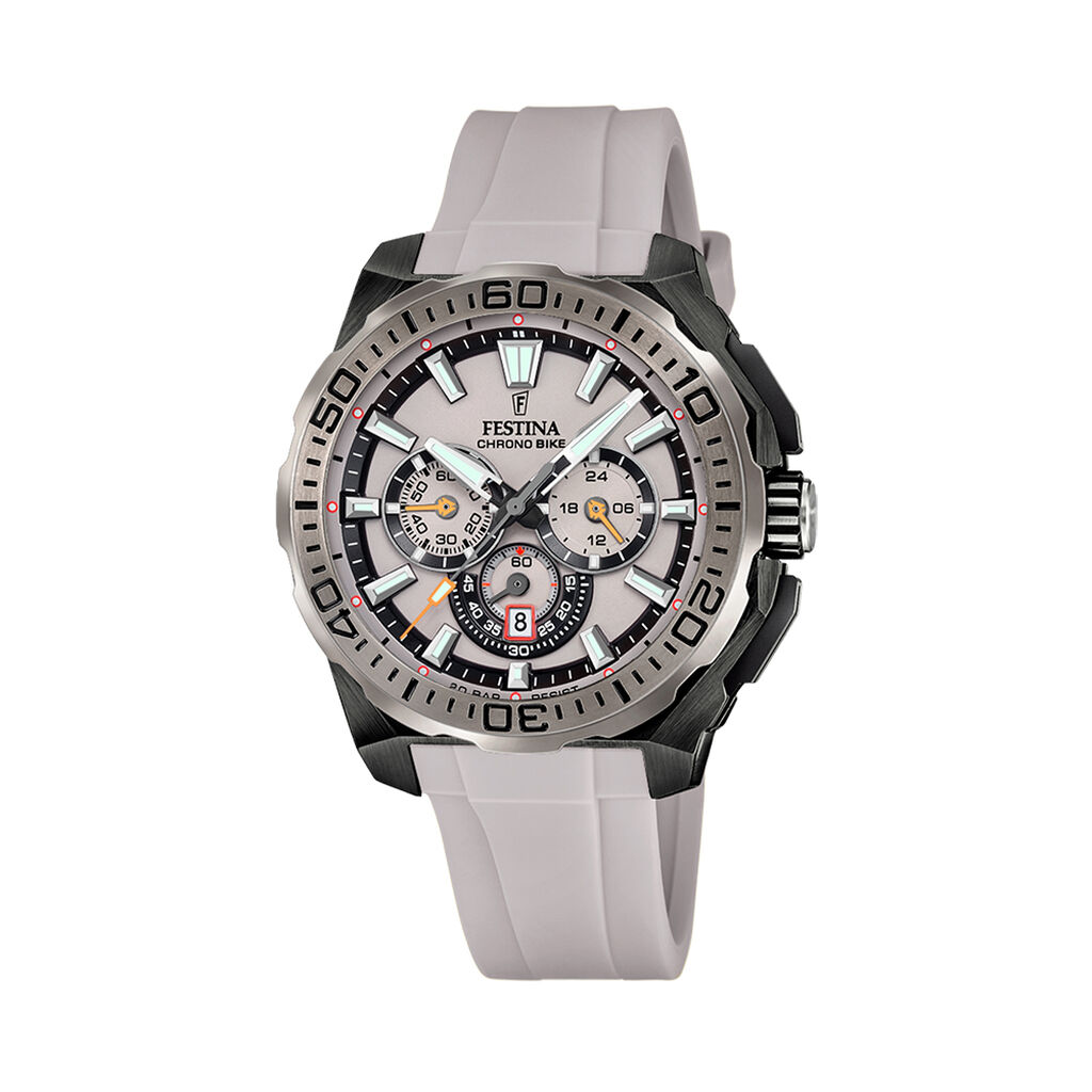 Montre Festina Chrono Bike 3 Taupe - Montres étanches Homme | Marc Orian