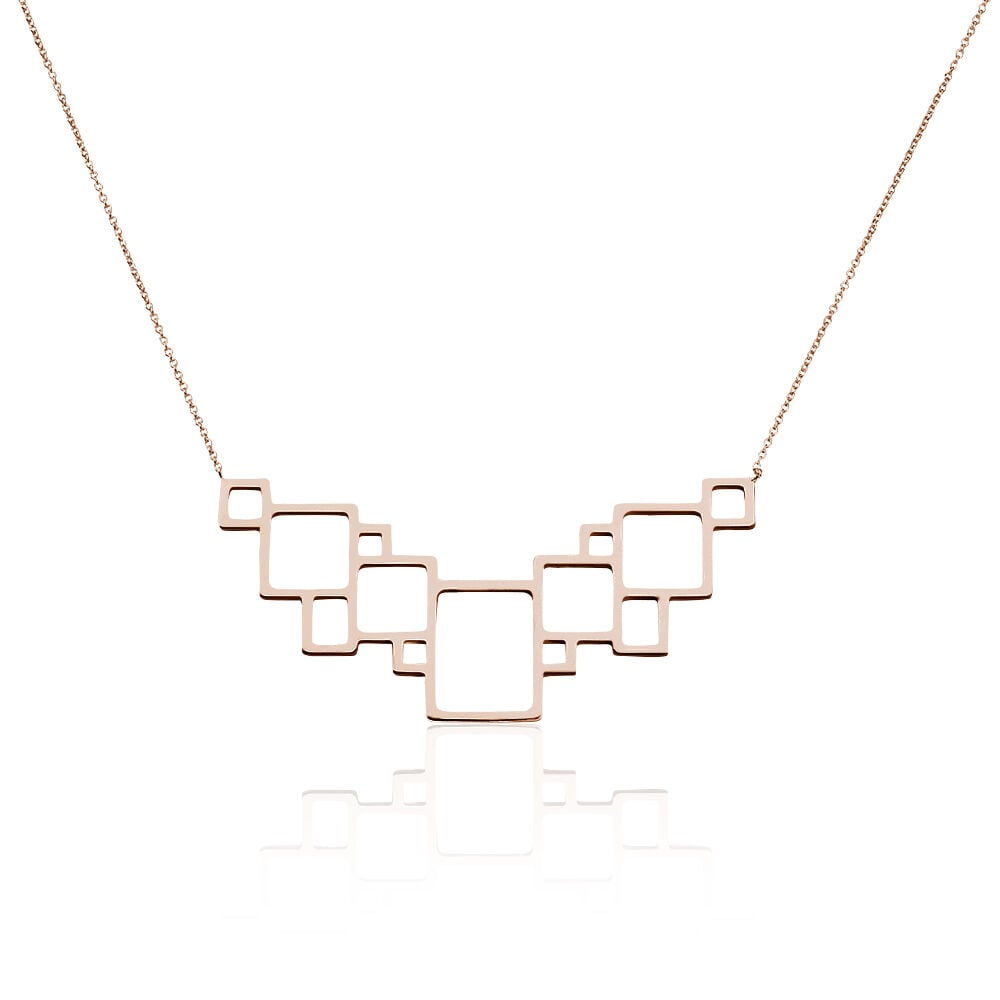 Collier Crispine Acier Rose - Sautoirs Femme | Marc Orian