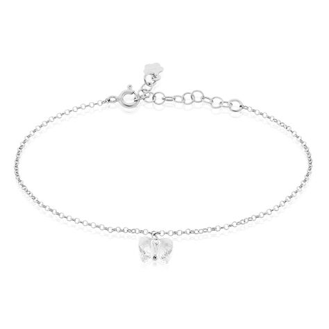Bracelet Argent Blanc Patriki Cristal De Swarovski - Bracelets chaînes Femme | Marc Orian