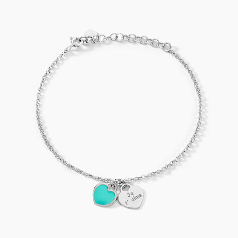 Bracelet Kalliopea Argent Blanc - Bracelets chaînes Femme | Marc Orian