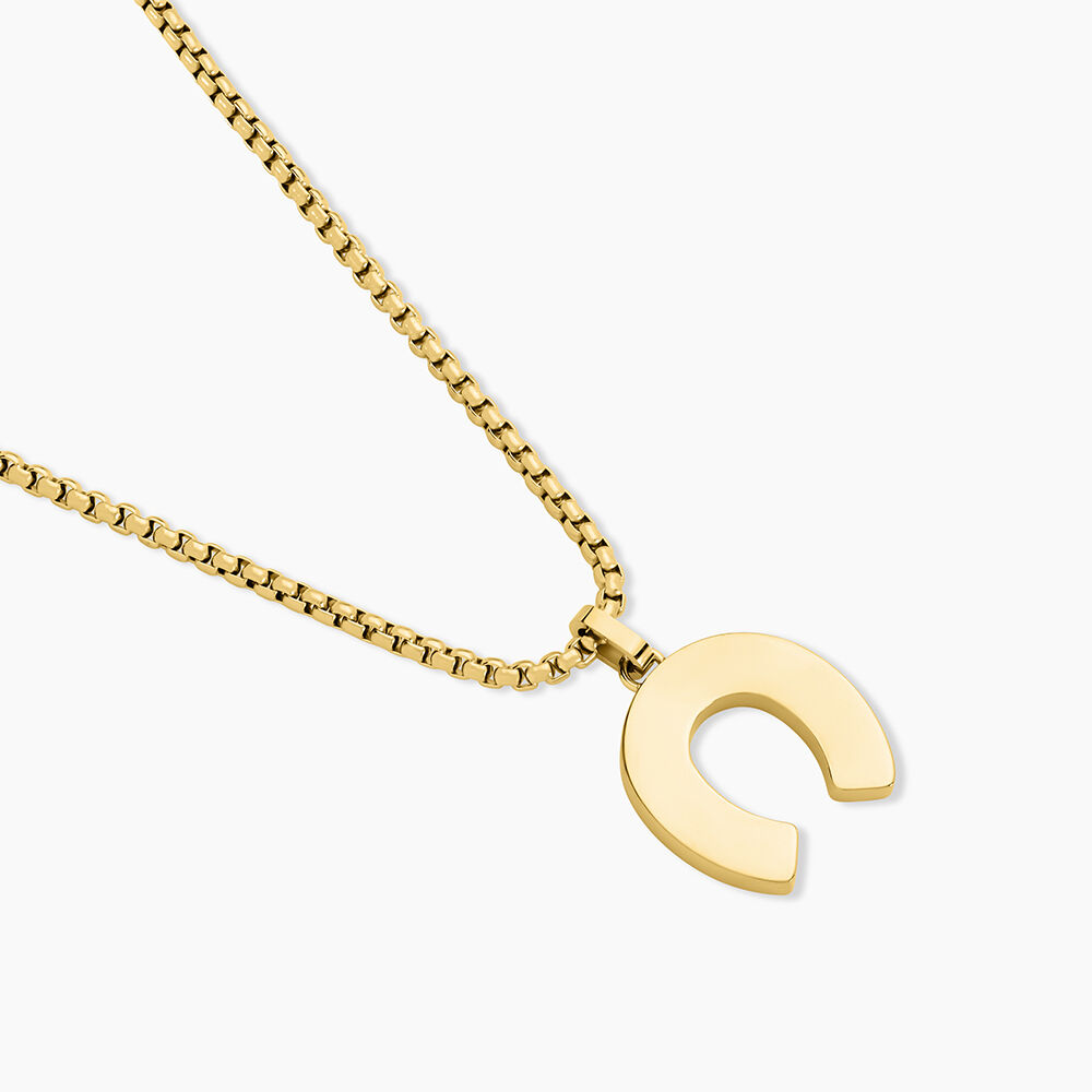Collier Devy Acier Jaune - Colliers fantaisie Homme | Marc Orian