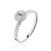 Bague Albane Or Blanc Diamant - Solitaires Femme | Marc Orian