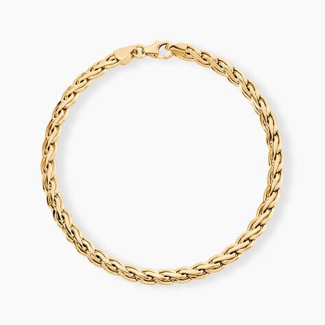 Bracelet Jayna Maille Palmier Or Jaune - Bracelets mailles Femme | Marc Orian