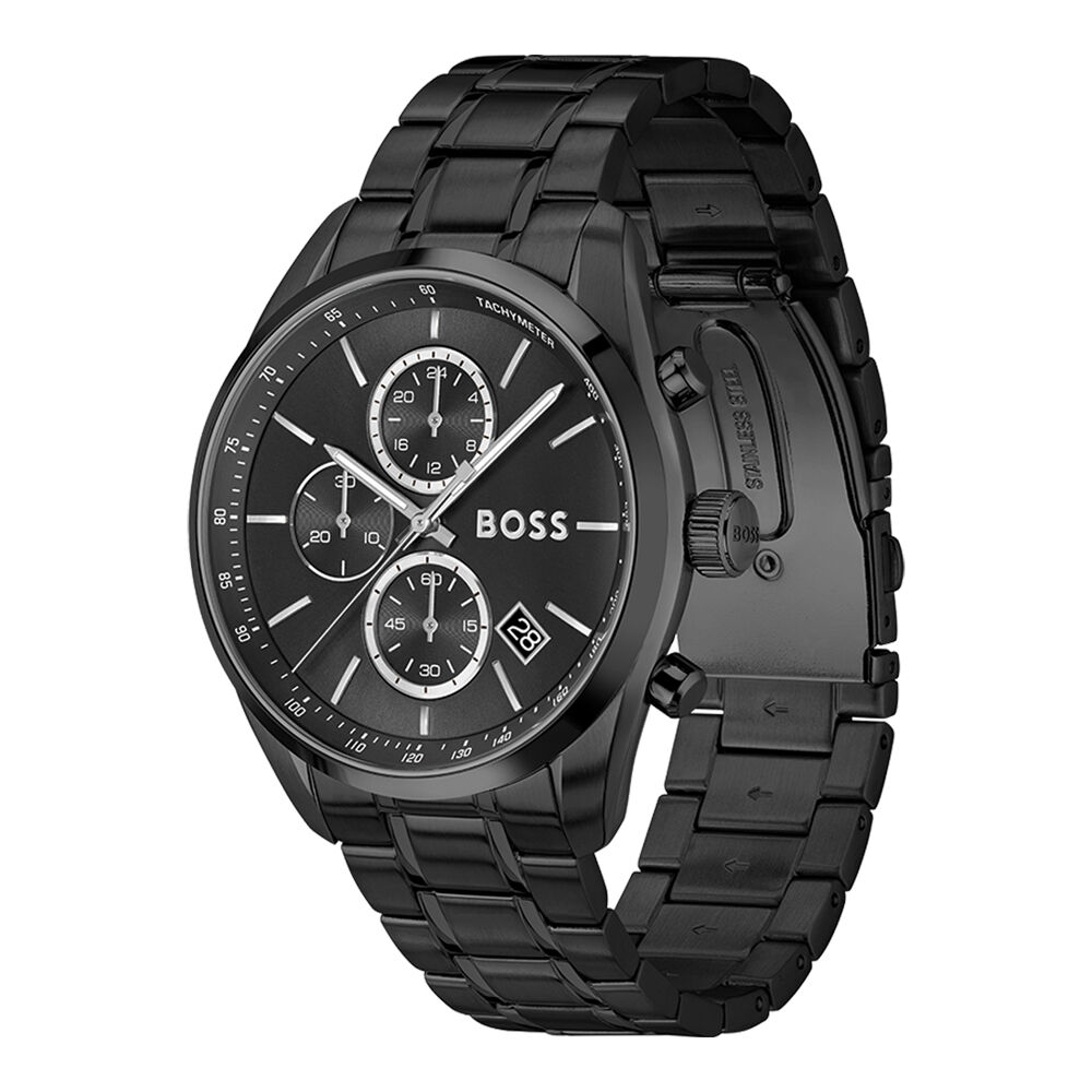 Montre Boss Grand Prix 44 Noir - Montres &eacute;tanches Homme | Marc Orian