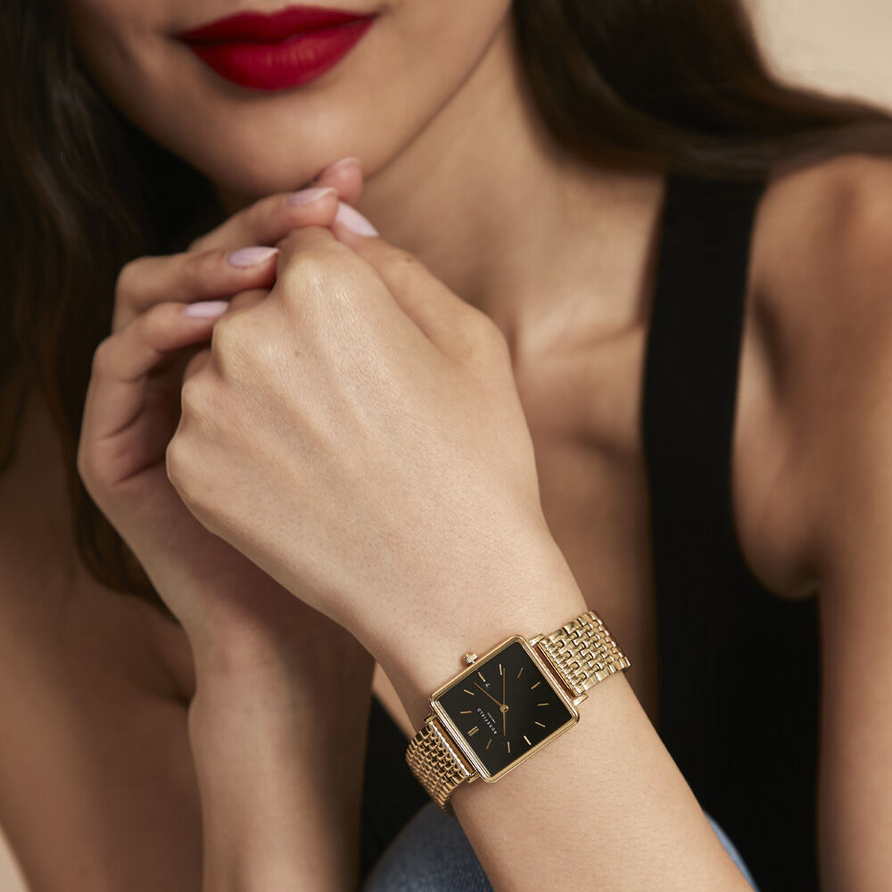 Montre Rosefield The Boxy Noir - Montres étanches Femme | Marc Orian