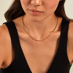 Chaine Cinthia Acier Jaune - Colliers fantaisie Femme | Marc Orian