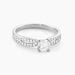 Bague Solitaire Solitea Argent Blanc Oxyde De Zirconium - Solitaires Femme | Marc Orian