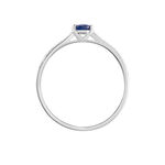 Bague Crista Or Blanc Saphir Et Diamant - Solitaires Femme | Marc Orian