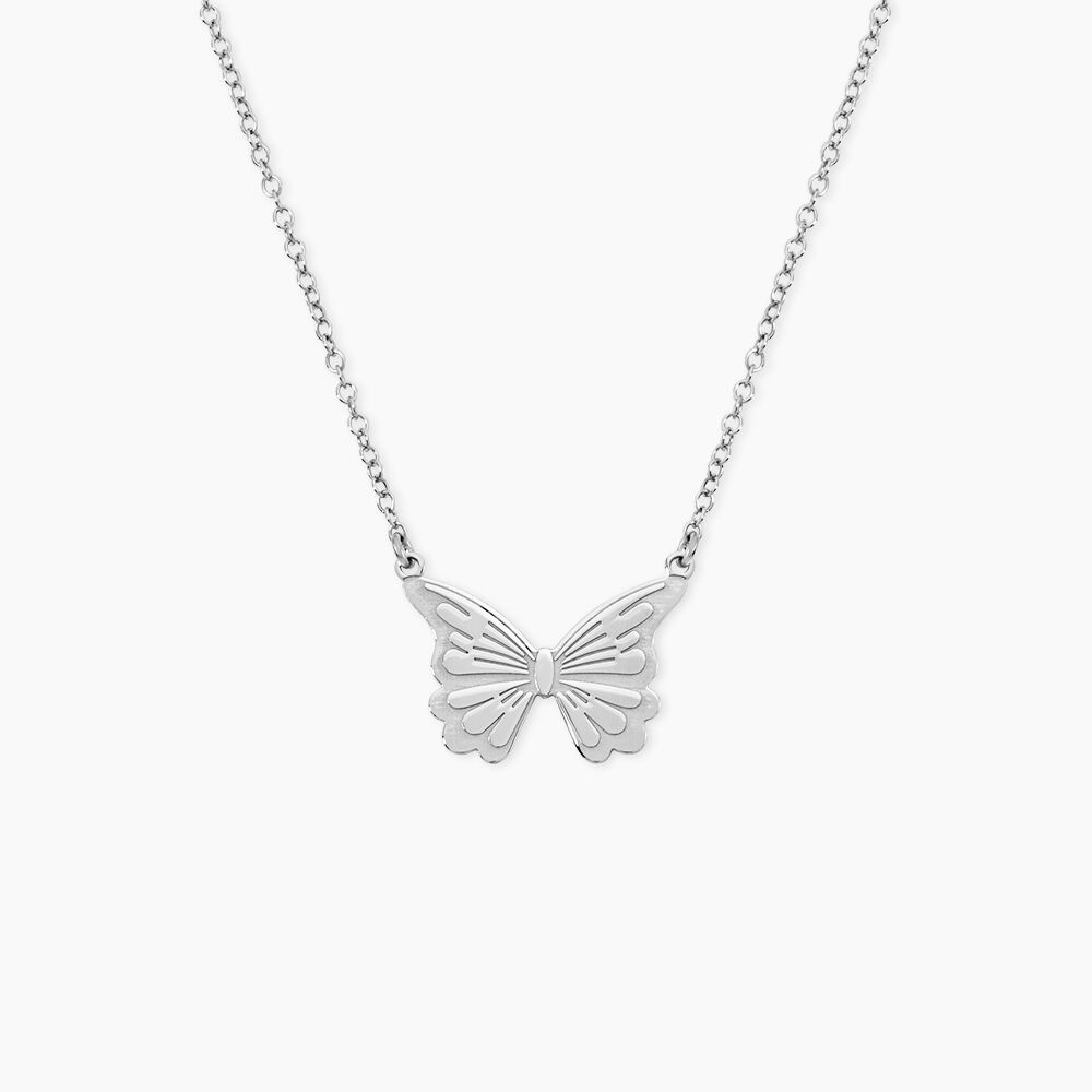 Collier Argent Blanc Liseron - Colliers fantaisie Femme | Marc Orian
