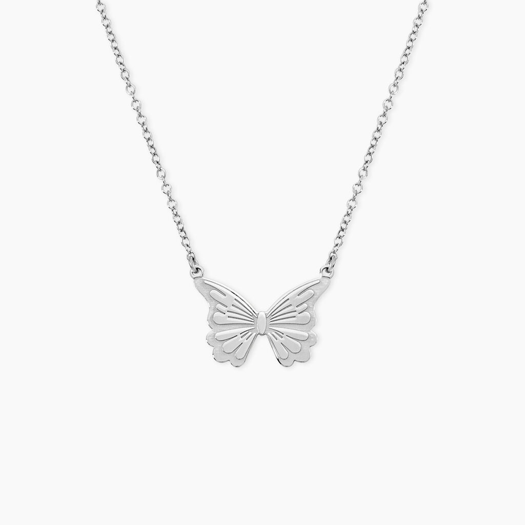 Collier Argent Blanc Liseron - Colliers fantaisie Femme | Marc Orian