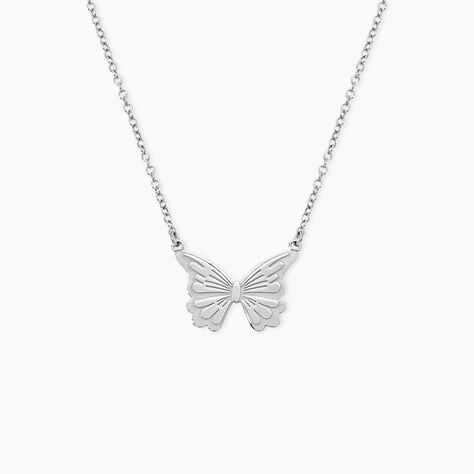 Collier Argent Blanc Liseron - Colliers fantaisie Femme | Marc Orian