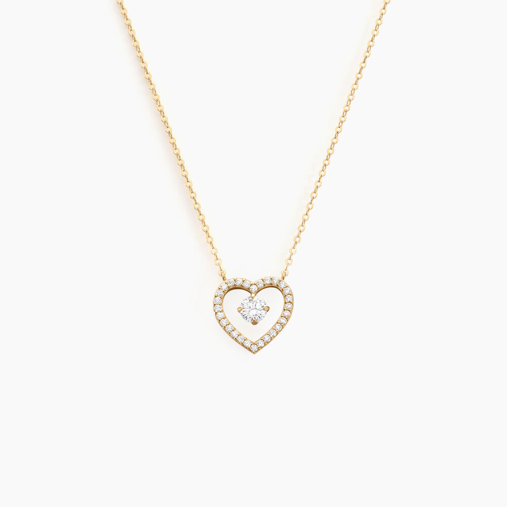 Collier Cortney Or Jaune Oxyde De Zirconium - Colliers avec pierres Femme | Marc Orian