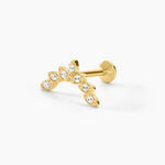 Piercing D'h&eacute;lix Annecy Acier Jaune Cristal - Piercings d'oreilles Femme | Marc Orian
