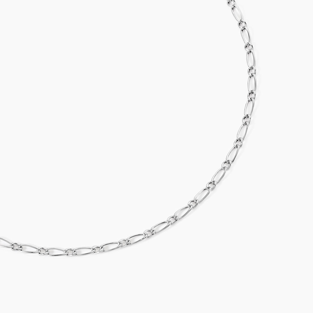 Cha&icirc;ne Ophelio Maille Alternee 1/1 Or Blanc - Chaines Femme | Marc Orian