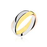 Alliance Entrelacee Ruban Plat Or Tricolore - Alliances duo Unisex | Marc Orian