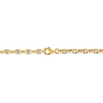 Bracelet Carlo Or Bicolore Maille Marine Ronde - Bracelets mailles Femme | Marc Orian