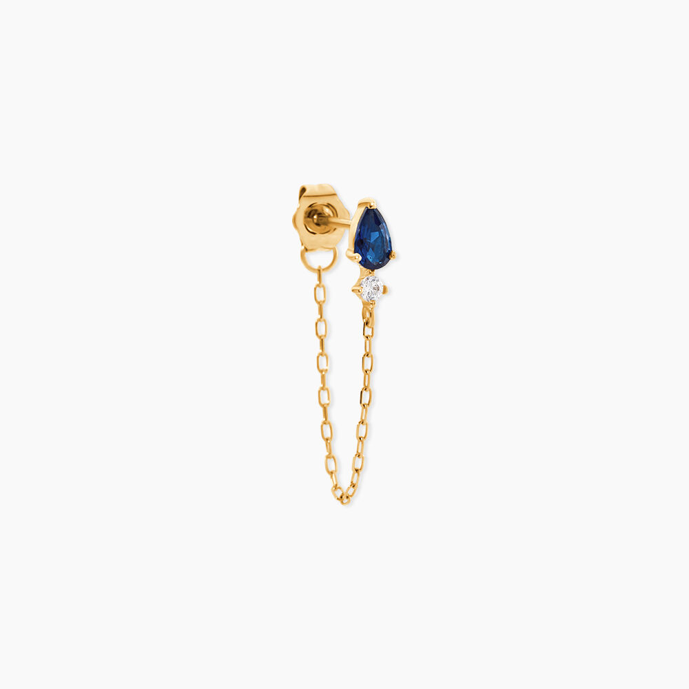 Bijoux D'Oreilles Monna Or Jaune Oxyde De Zirconium - Piercings d'oreilles Femme | Marc Orian