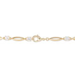 Bracelet Mimona Plaqu&eacute; Or Jaune Oxyde De Zirconium - Bracelets cha&icirc;nes Femme | Marc Orian