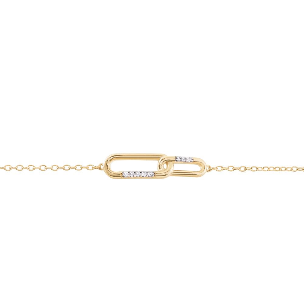 Bracelet Plaqué Or Mietta Oxydes De Zirconium - Bracelets chaînes Femme | Marc Orian