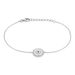 Bracelet Salvia Argent Blanc Opale - Bracelets Medailles Femme | Marc Orian