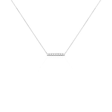 Collier Teressa Argent Blanc - Colliers fantaisie Femme | Marc Orian