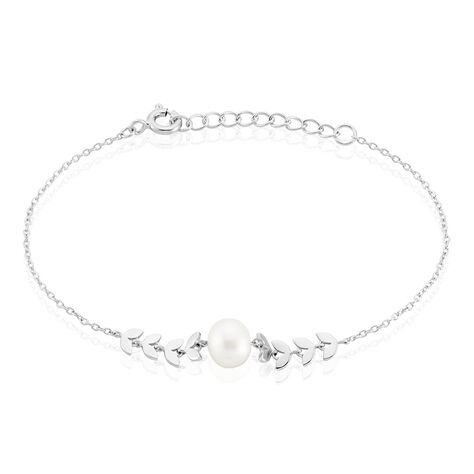Bracelet Giacobbe Argent Blanc Perle De Culture - Sélection Bohème Femme | Marc Orian