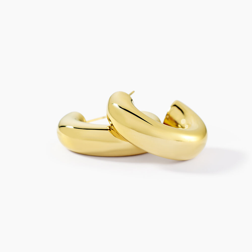 Créoles Adoree Acier Jaune - Créoles Femme | Marc Orian