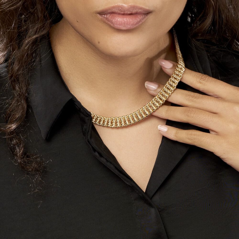 Collier Jimmy Maille Americaine Or Jaune - Chaines Femme | Marc Orian