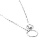 Collier Bastiano Argent Blanc Oxyde De Zirconium - Colliers avec pierres Femme | Marc Orian
