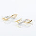 Boucles D'oreilles Puces Smina Or Jaune Diamant - Boucles d'oreilles Pendantes Femme | Marc Orian